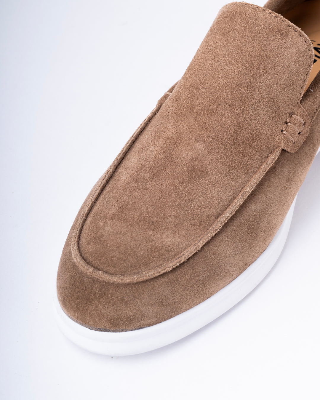 Cordwain Bellagio Suede Loafers – Cappuccino Sand