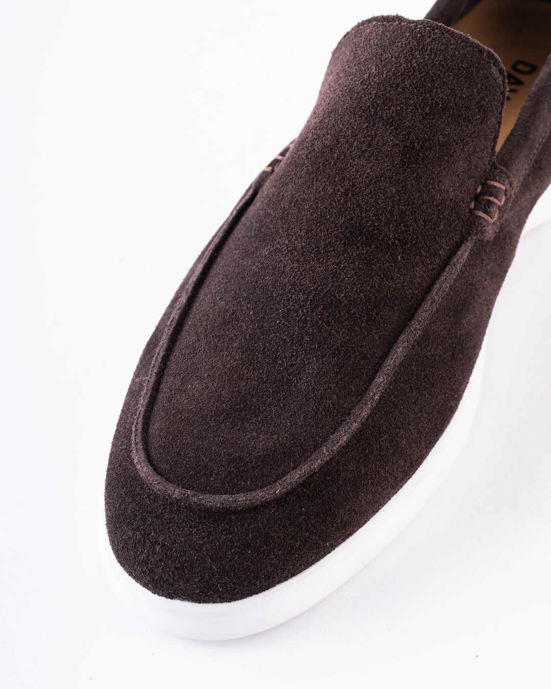 Cordwain Bellagio Suede Loafers – Espresso Noir