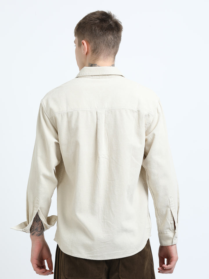 Textured Cotton Casual Shirt