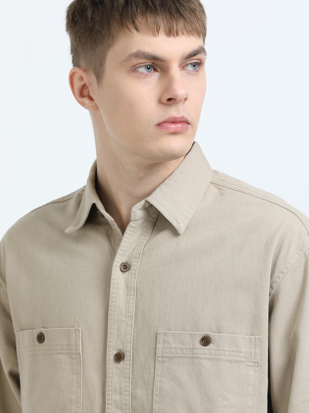 Herringbone Utility Shirt