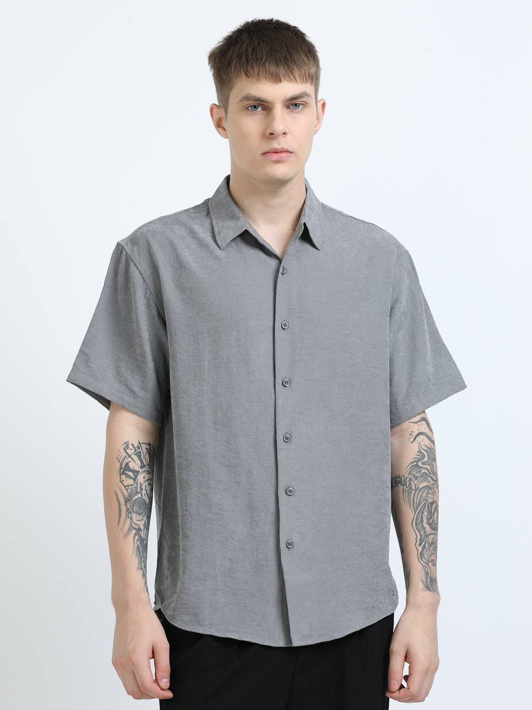 Cotton Short-Sleeve Resort Shirt