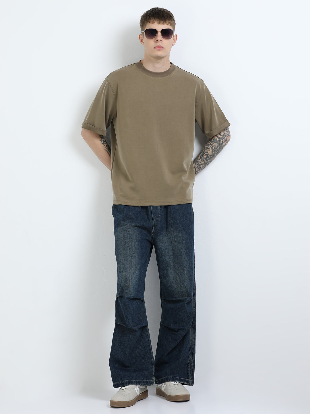 Signature Oversized Crew Neck Tee