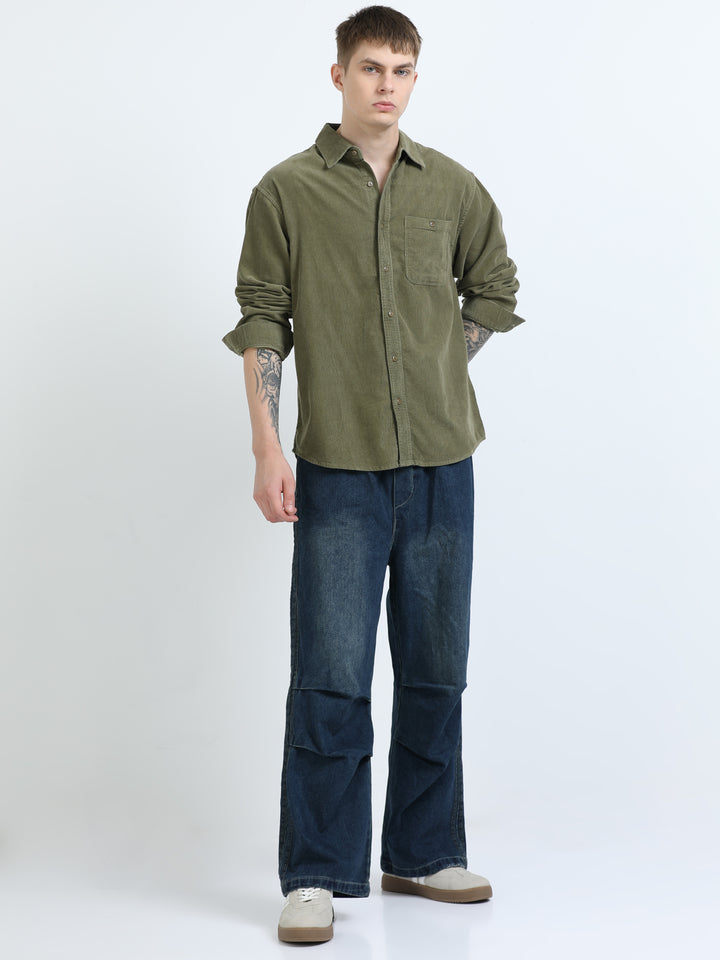 Textured Cotton Casual Shirt