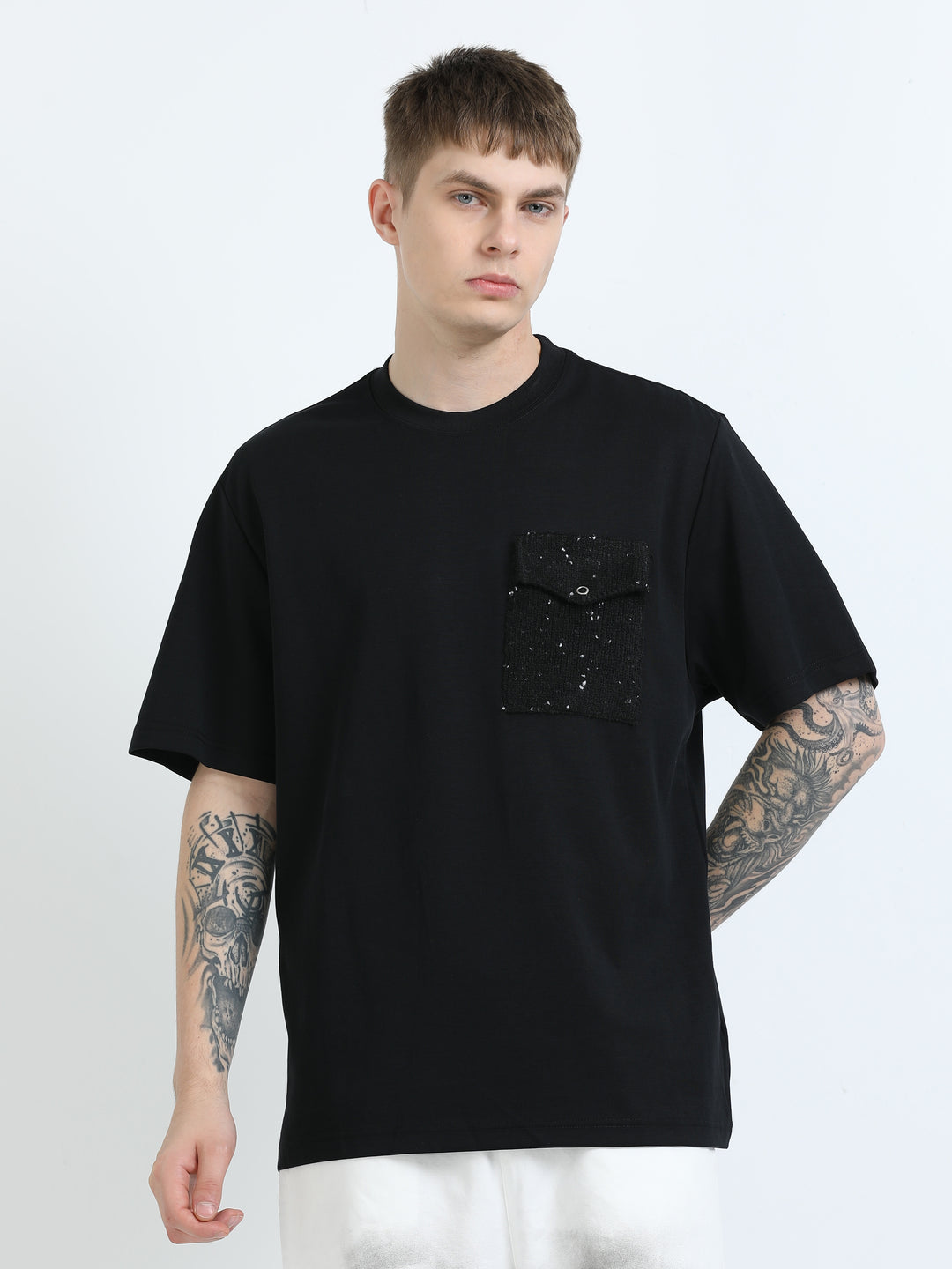 Modern Patch Pocket Oversized Tee