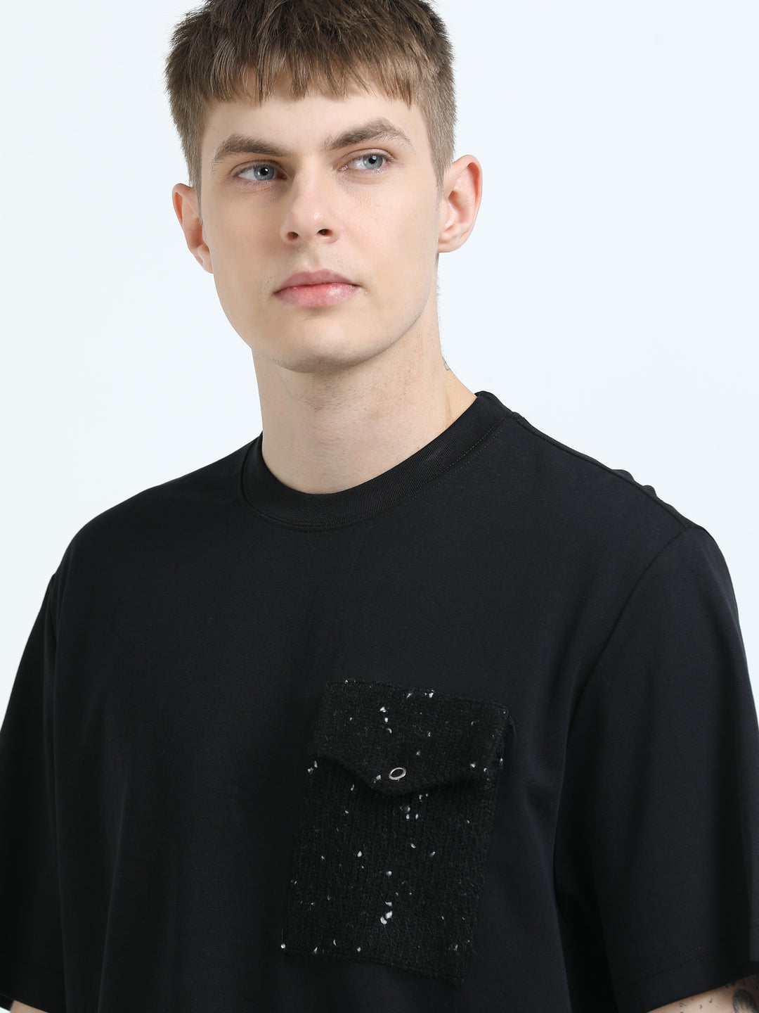 Modern Patch Pocket Oversized Tee