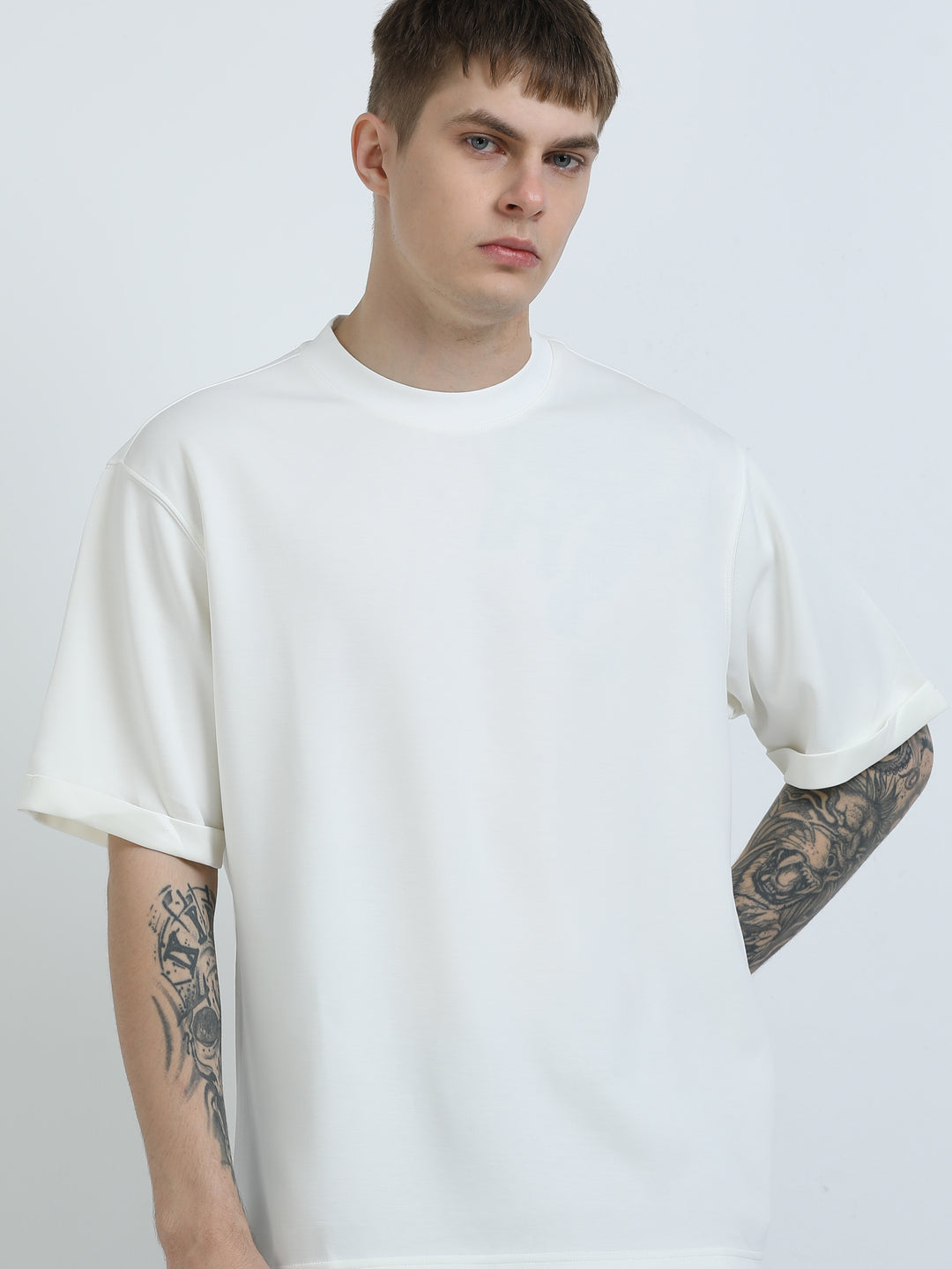 Signature Oversized Crew Neck Tee