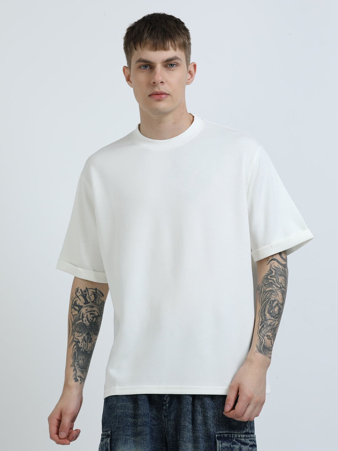 Signature Oversized Crew Neck Tee