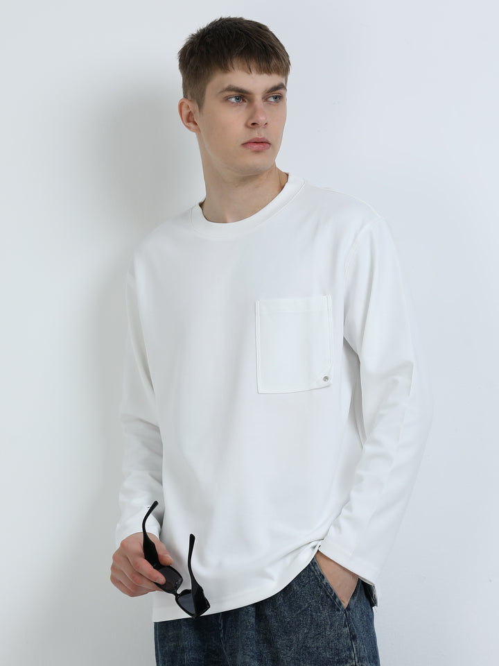 Minimalist Pocket Long-Sleeve Tee