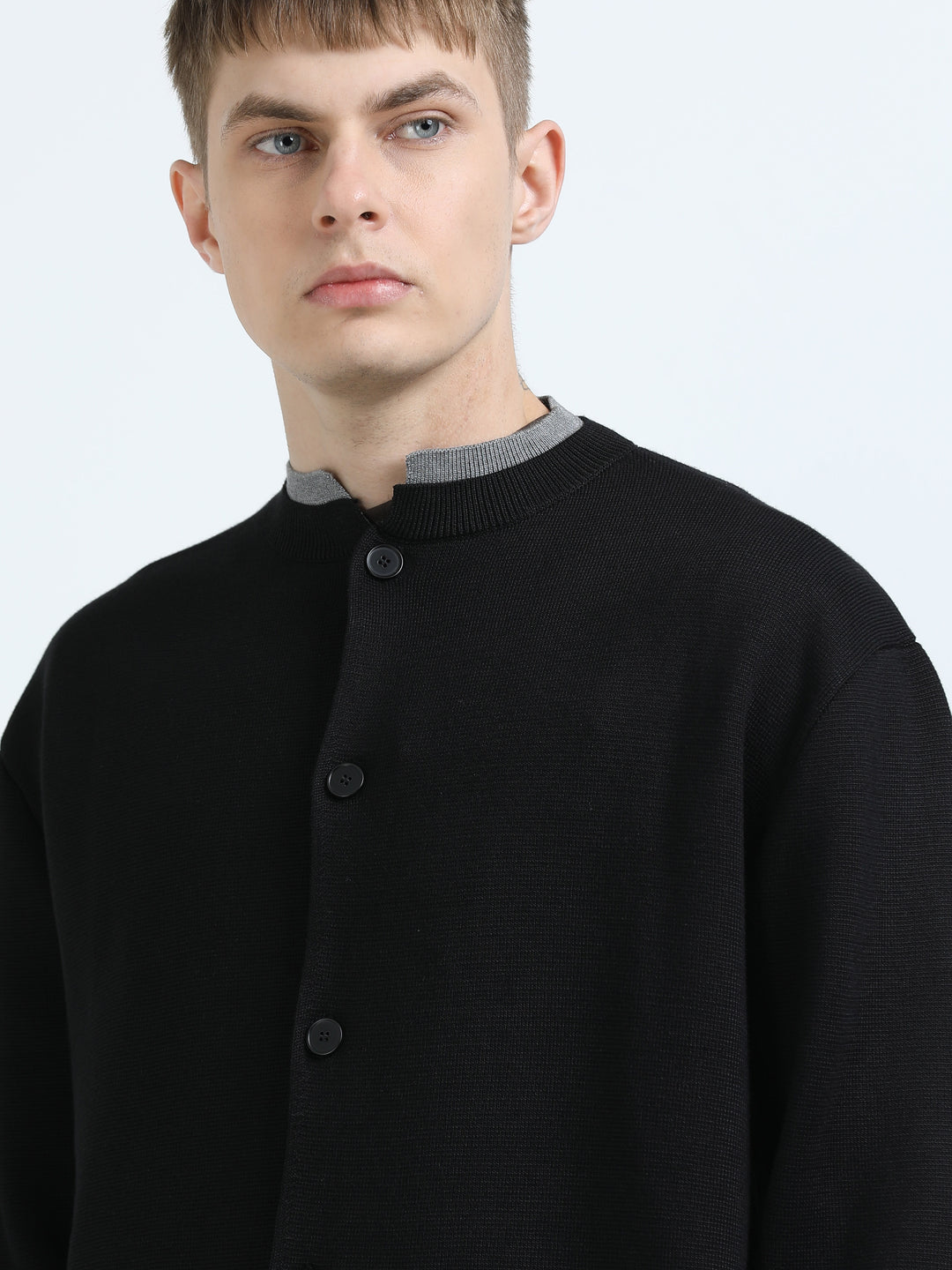 Elite Knit Button-Up Cardigan
