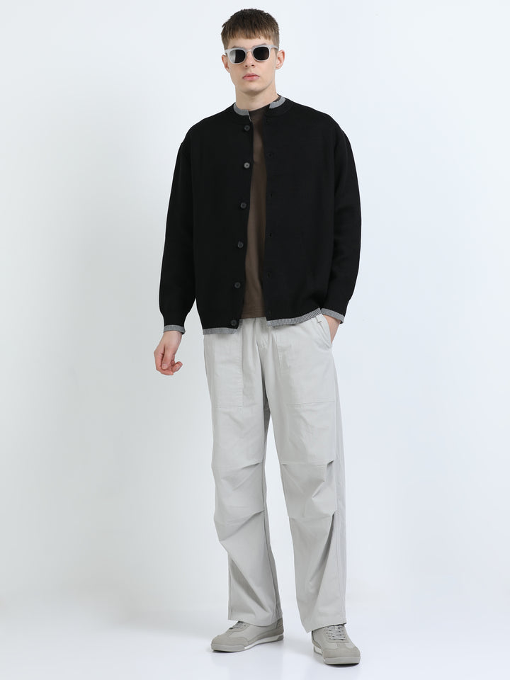 Elite Knit Button-Up Cardigan