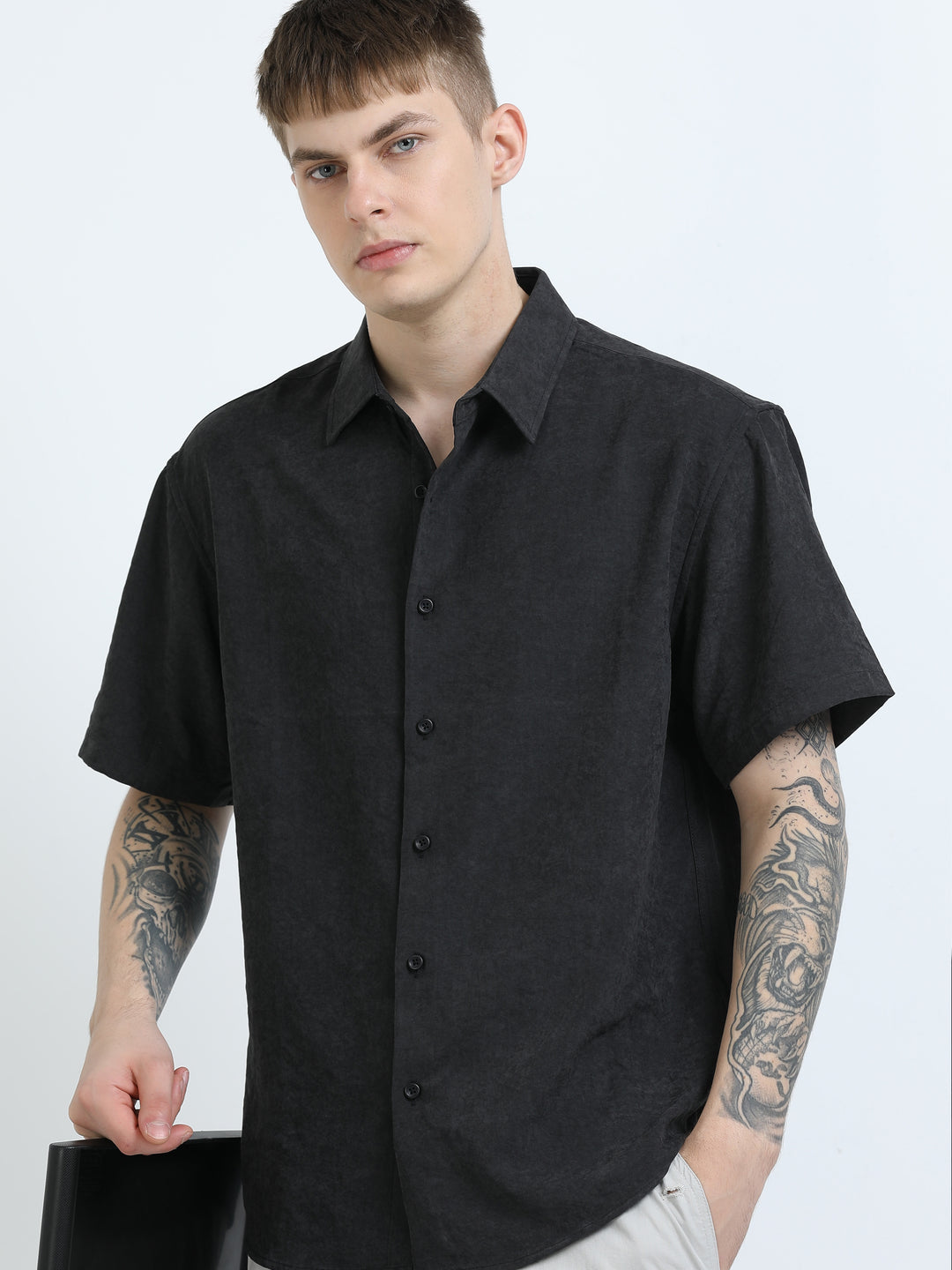Cotton Short-Sleeve Resort Shirt