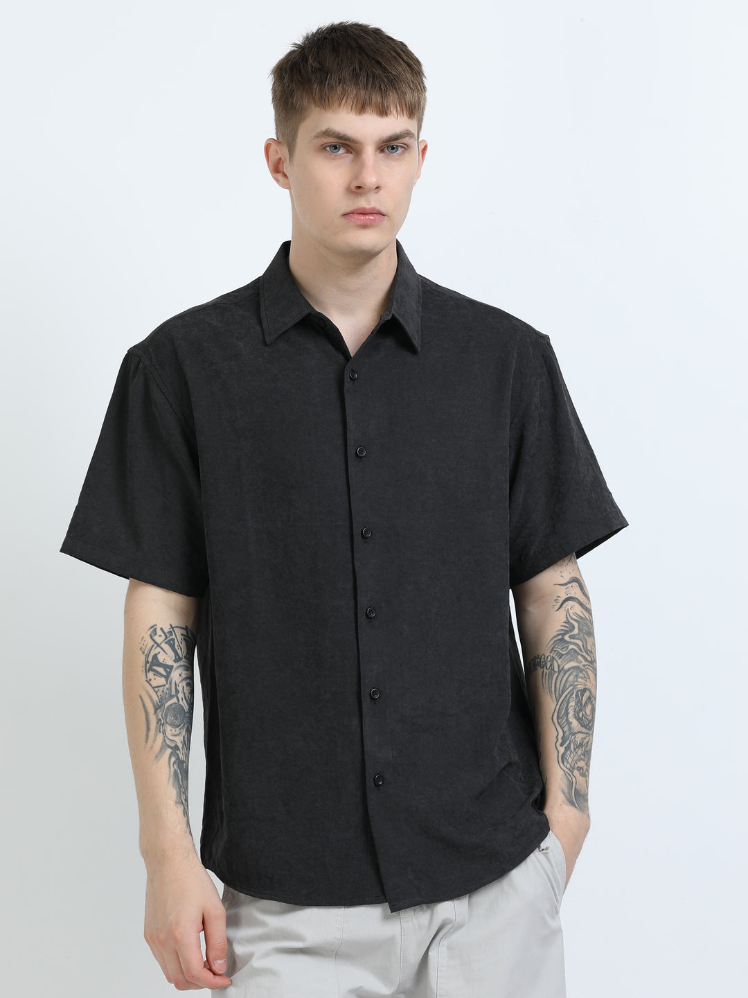 Cotton Short-Sleeve Resort Shirt