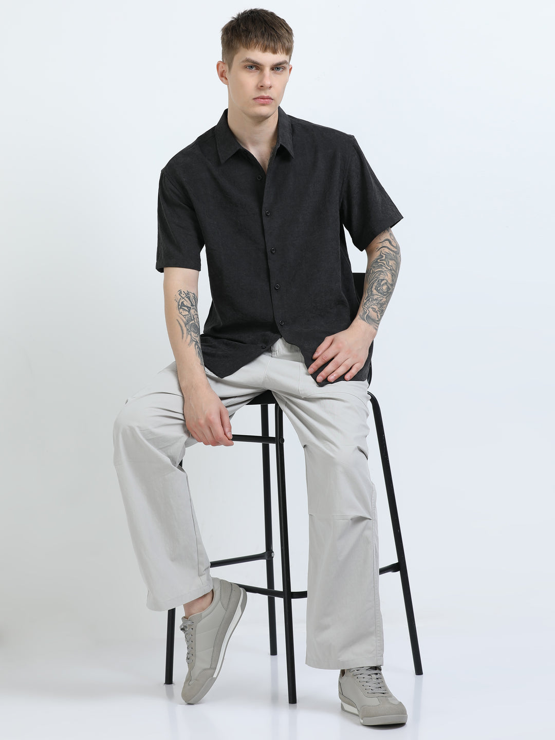 Cotton Short-Sleeve Resort Shirt