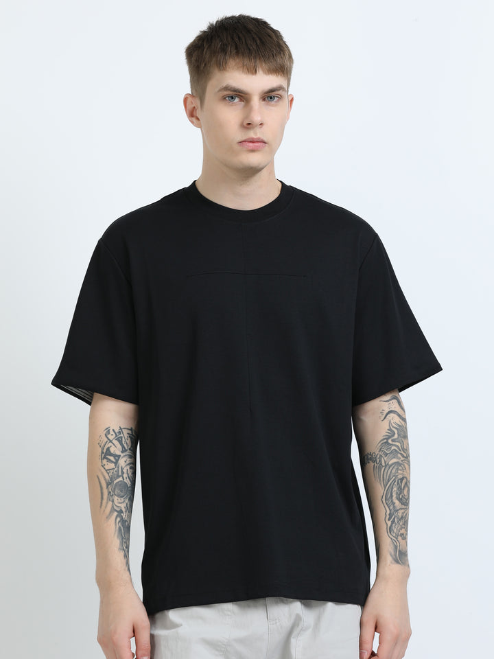 Minimal Line Stitch Tee