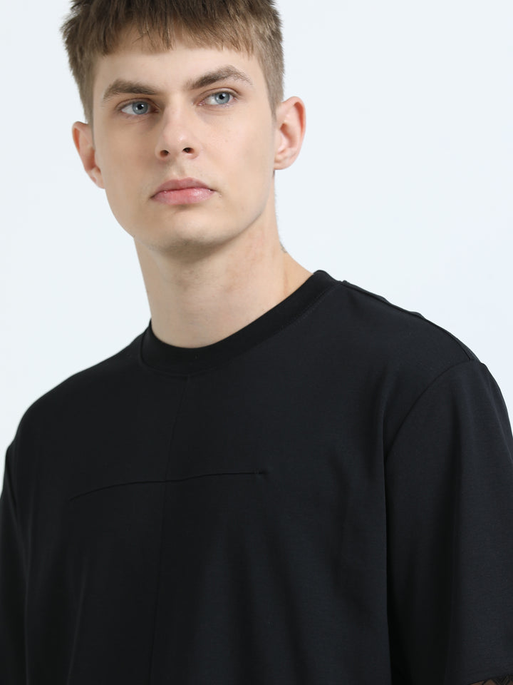 Minimal Line Stitch Tee