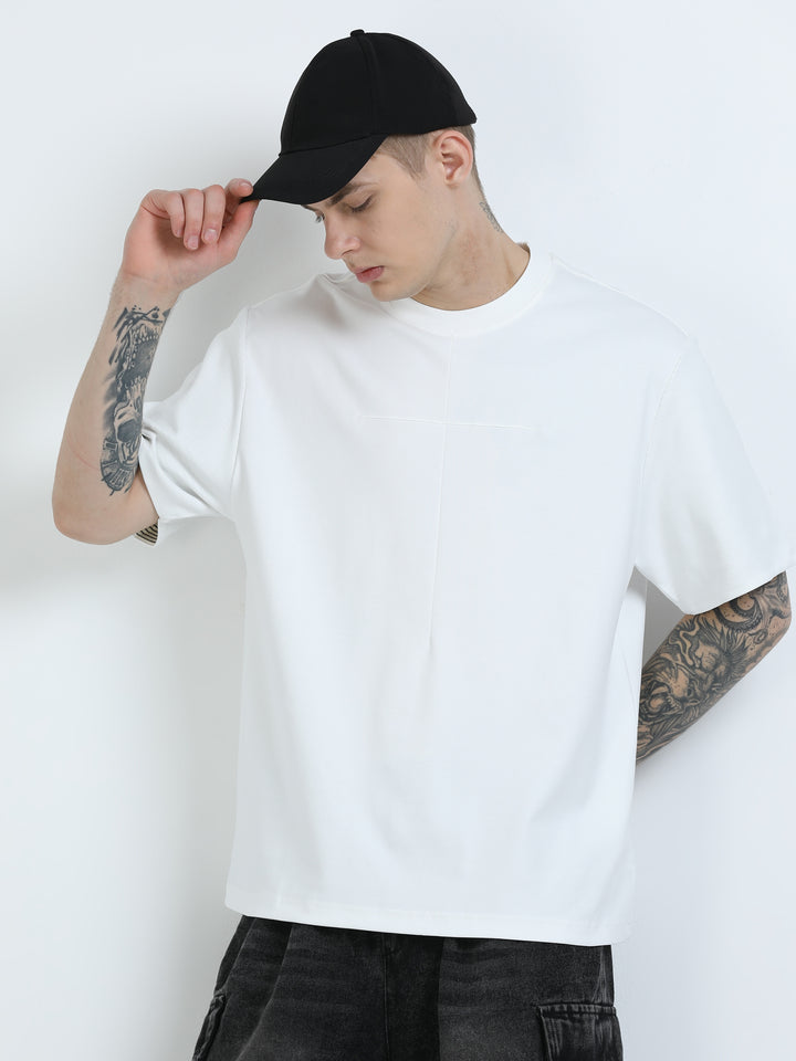 Minimal Line Stitch Tee