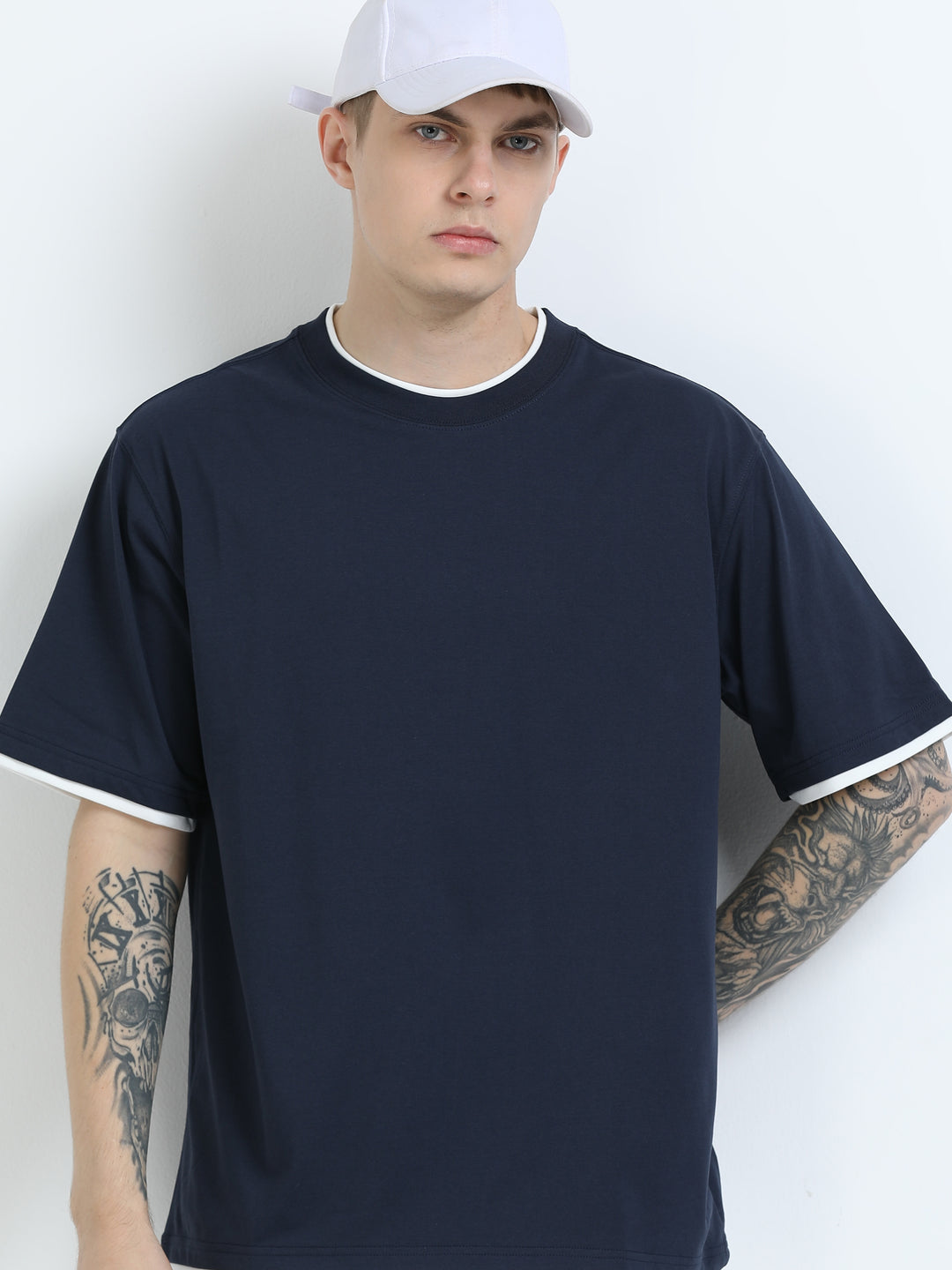 Contrast Trim Relaxed Fit Tee