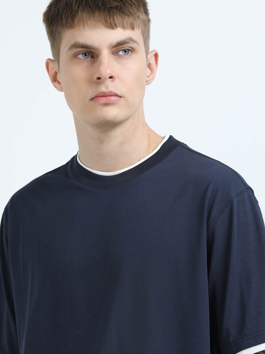 Contrast Trim Relaxed Fit Tee