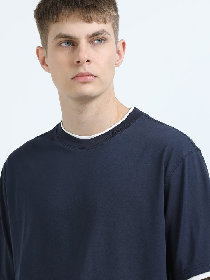Contrast Trim Relaxed Fit Tee
