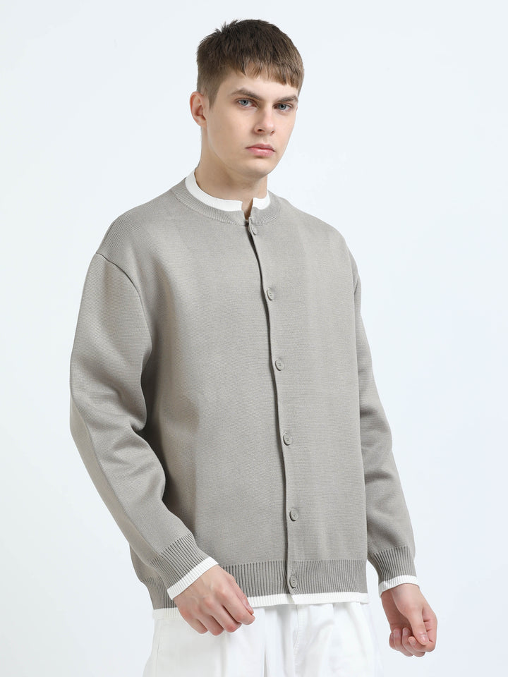 Elite Knit Button-Up Cardigan