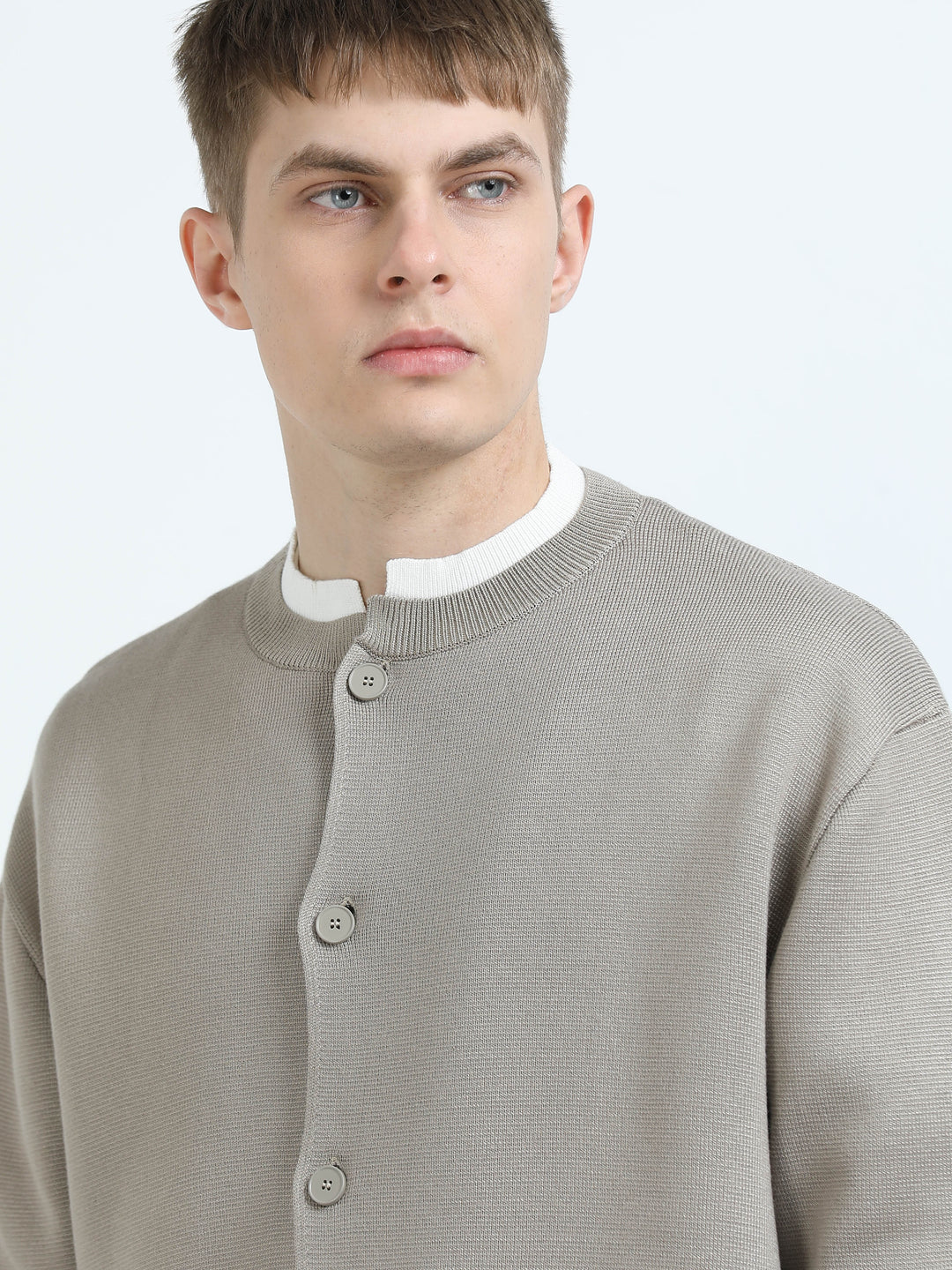 Elite Knit Button-Up Cardigan