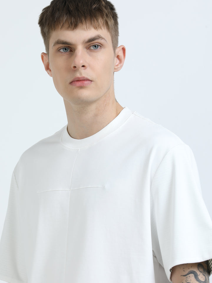Minimal Line Stitch Tee