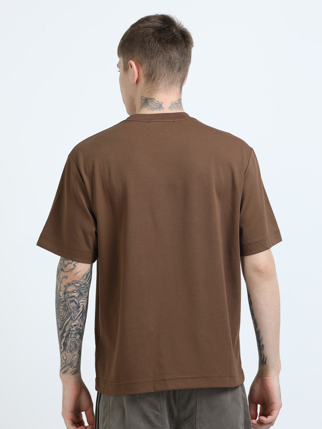 Signature Oversized Tee – Cocoa Brown (Elder Brother Edition)