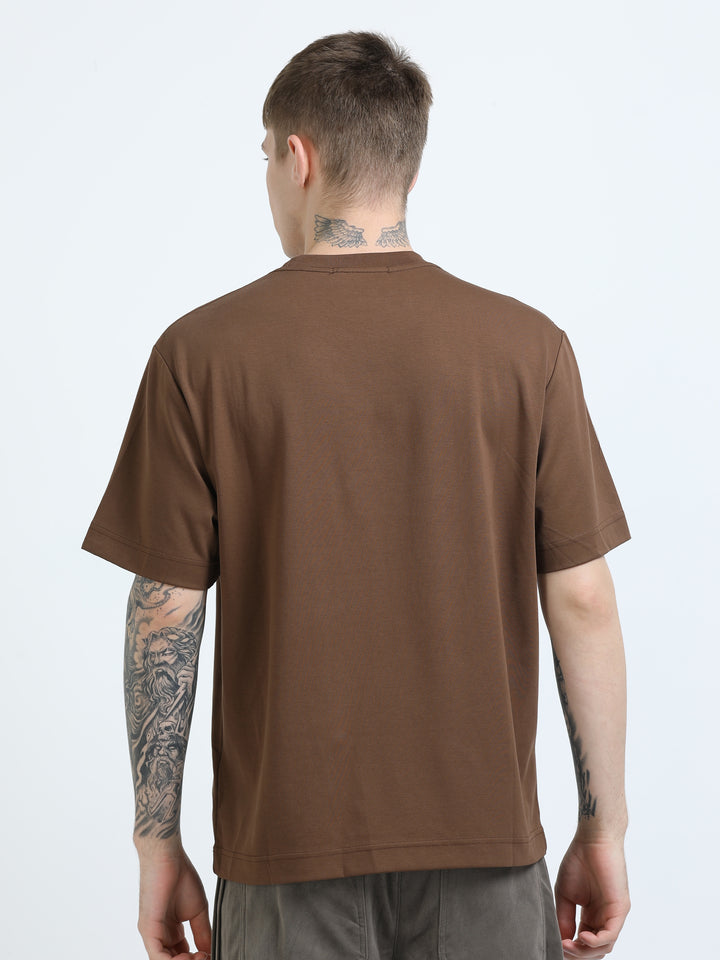 Signature Oversized Tee – Cocoa Brown (Elder Brother Edition)