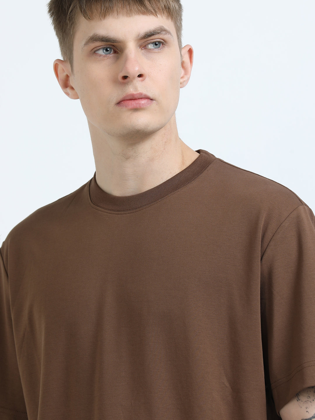 Signature Oversized Tee – Cocoa Brown (Elder Brother Edition)