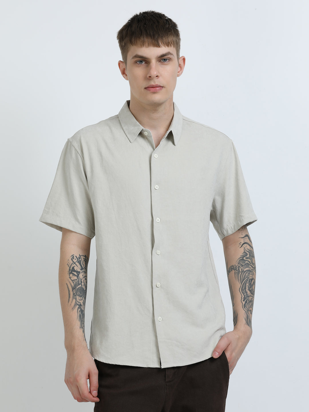 Cotton Short-Sleeve Resort Shirt