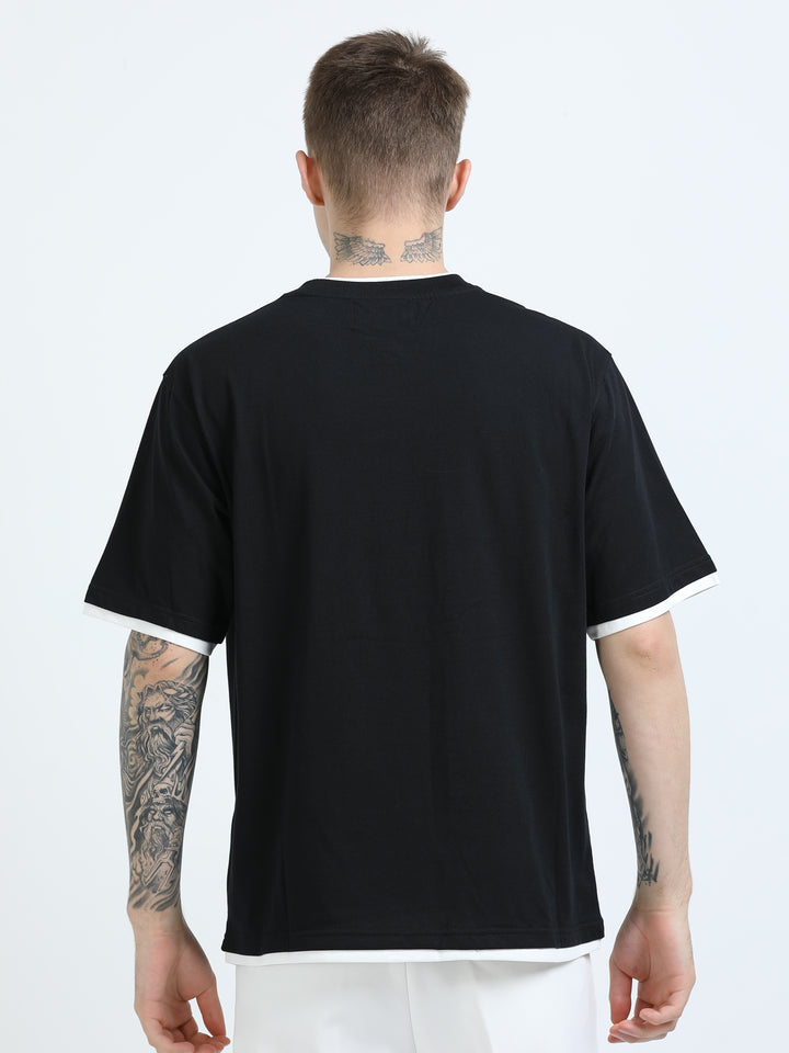 Contrast Trim Relaxed Fit Tee