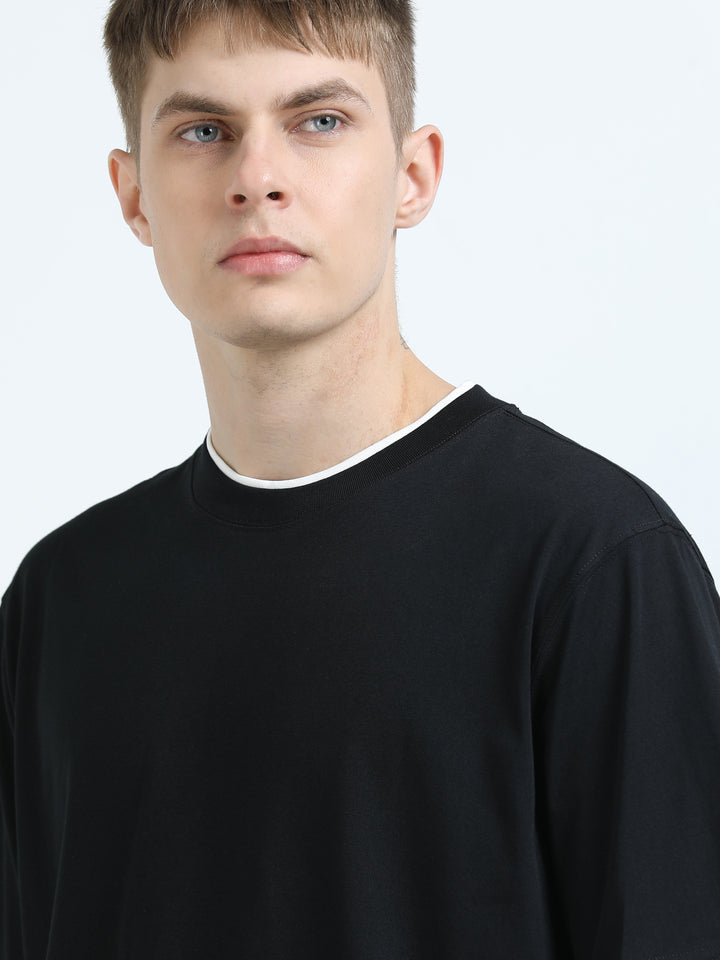 Contrast Trim Relaxed Fit Tee