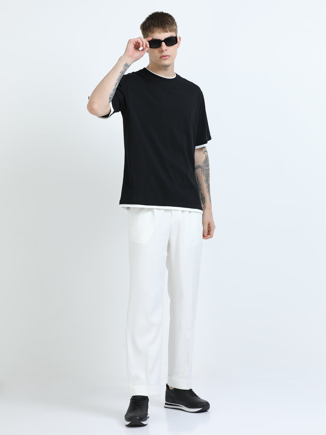 Contrast Trim Relaxed Fit Tee