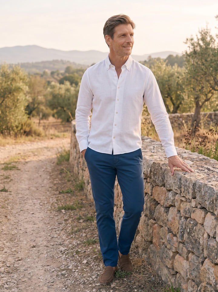 The Savoy Linen Shirt – Bianco