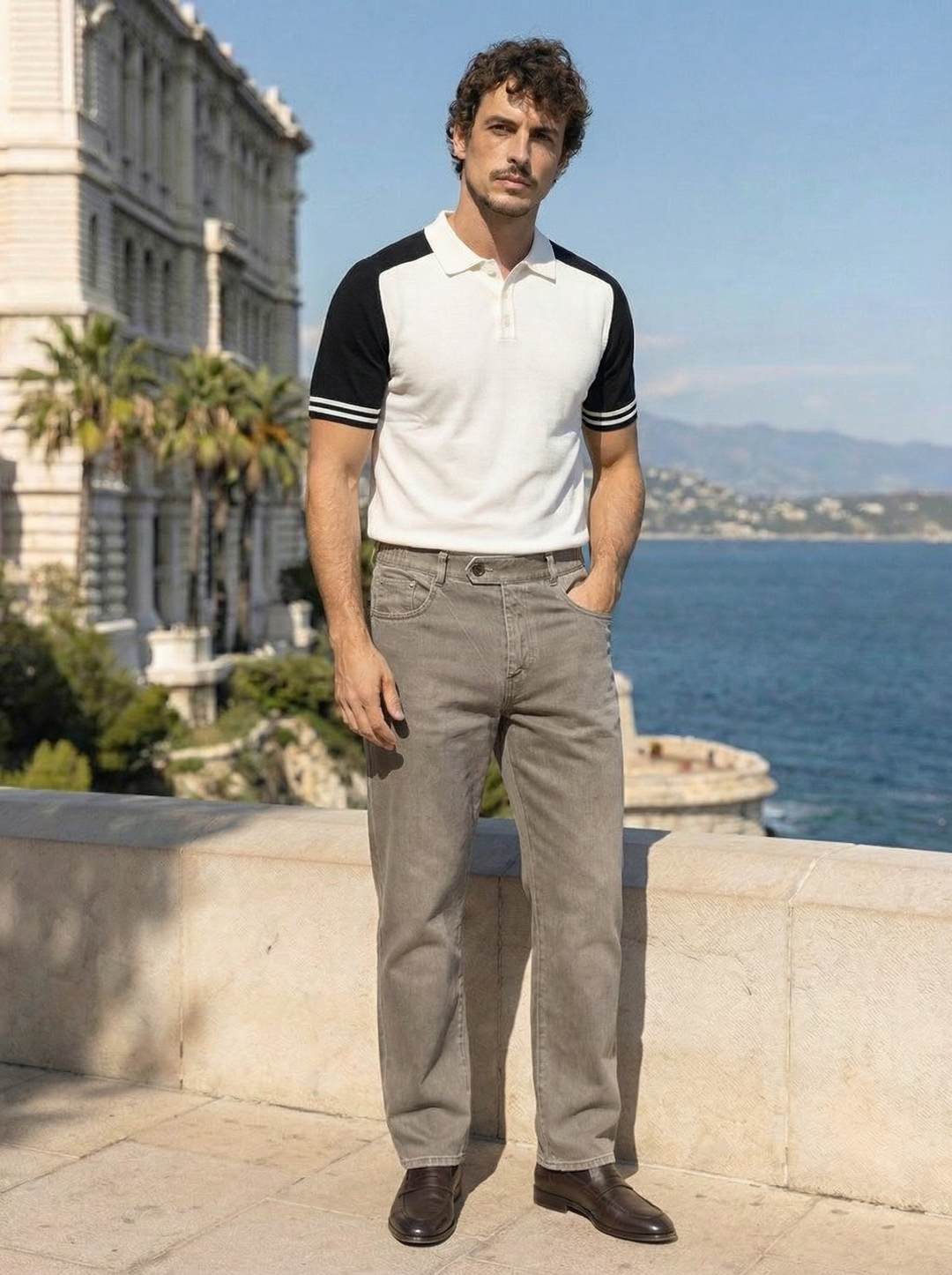Velano Straight Fit Denim – Ash Grey
