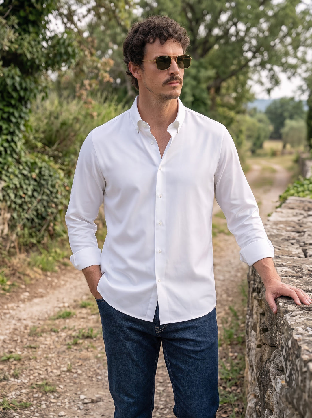 Averon Premium Shirt – Pure White