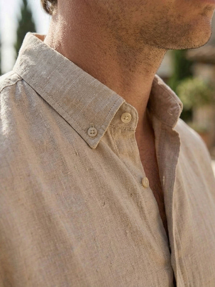 Sorello Linen Shirt – Warm Sand