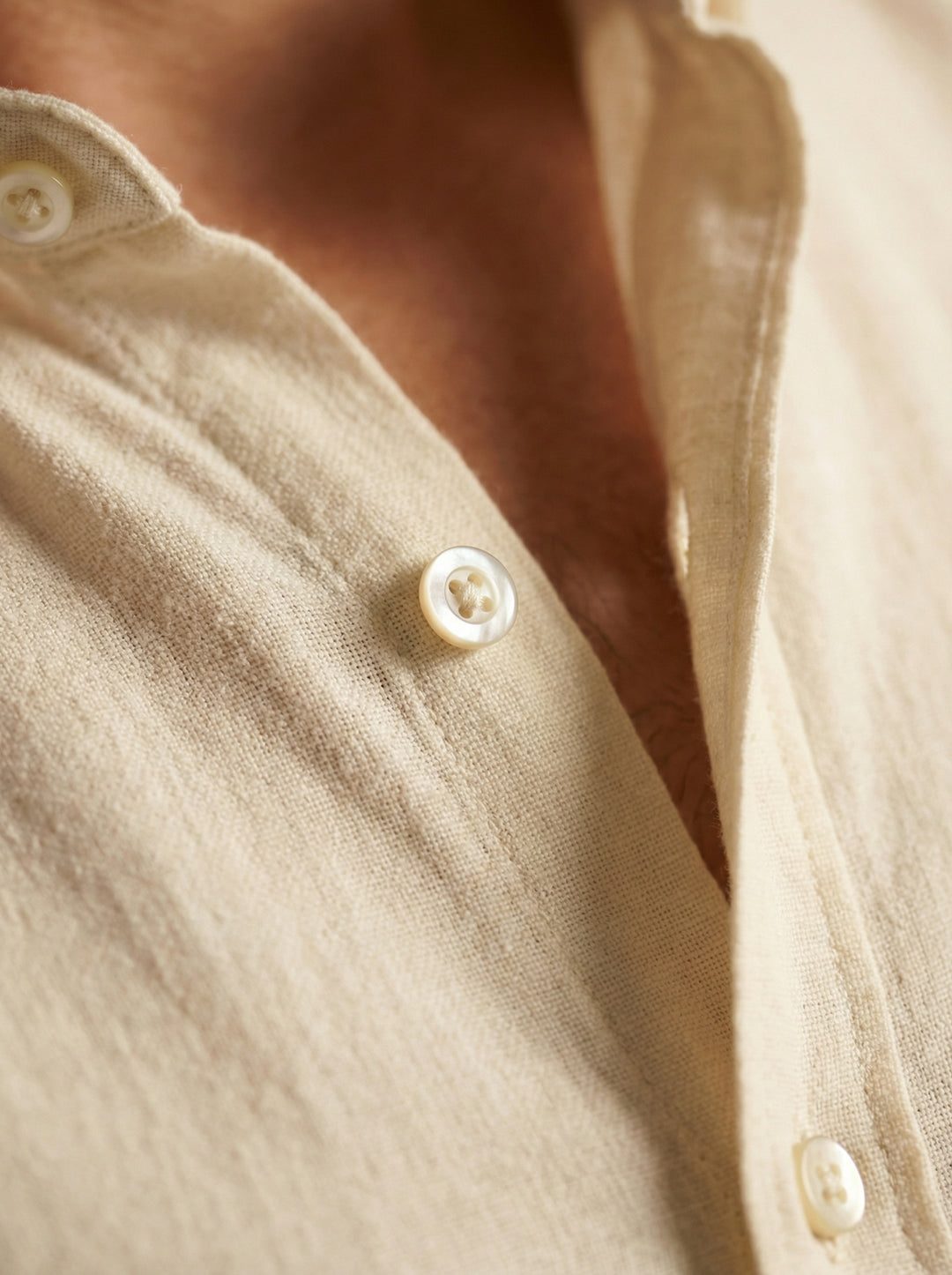 Sorello Linen Shirt – Soft Cream