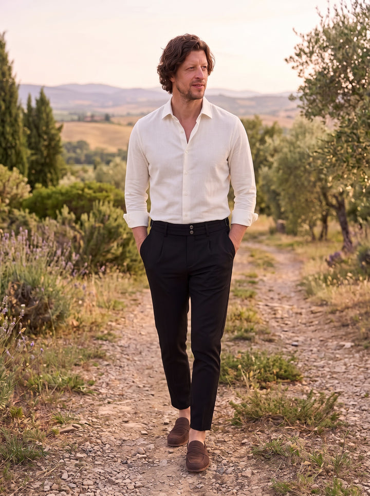 The Arden Premium Tailored Trouser – Nero