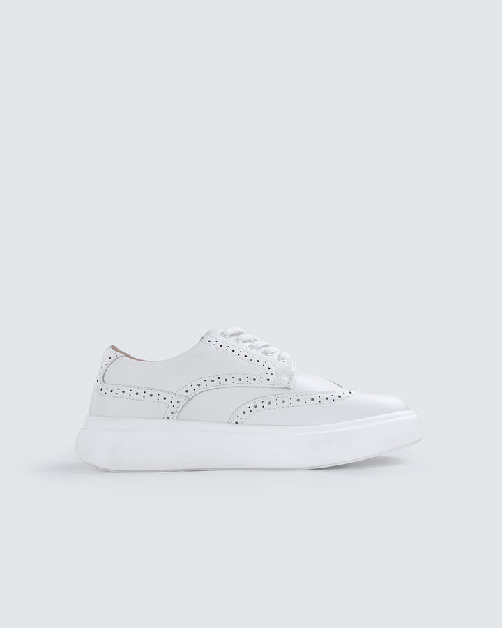 Modern Brogue – White