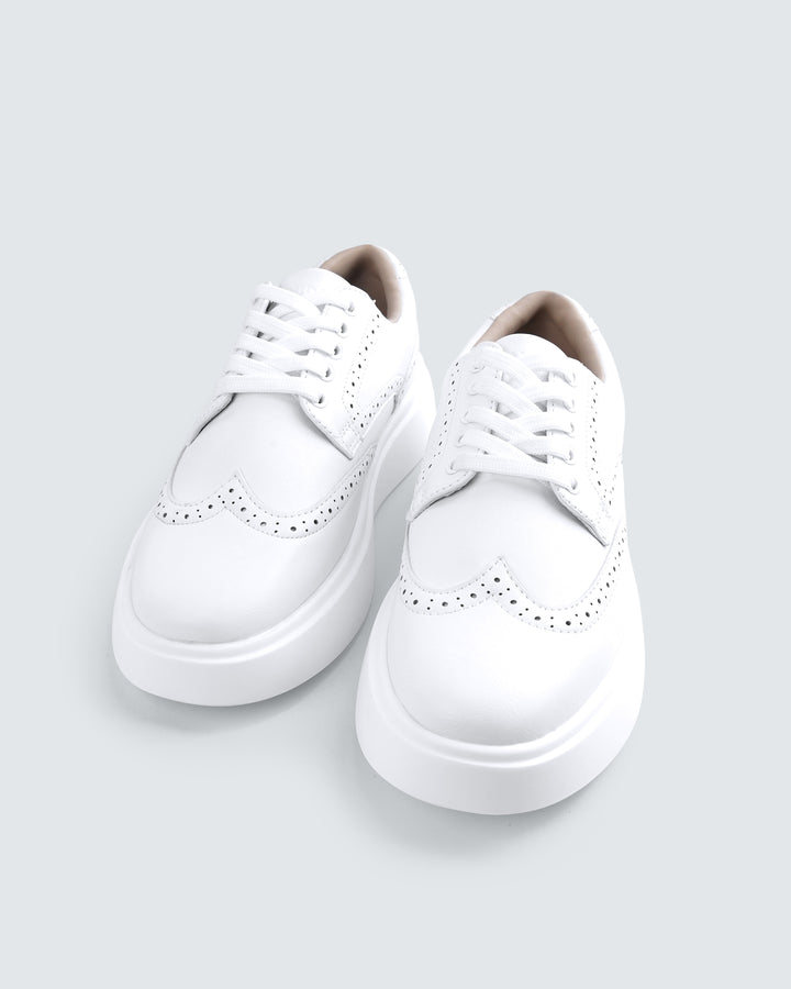 Modern Brogue – White