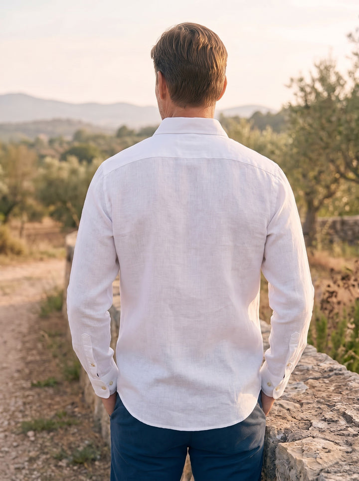 The Savoy Linen Shirt – Bianco