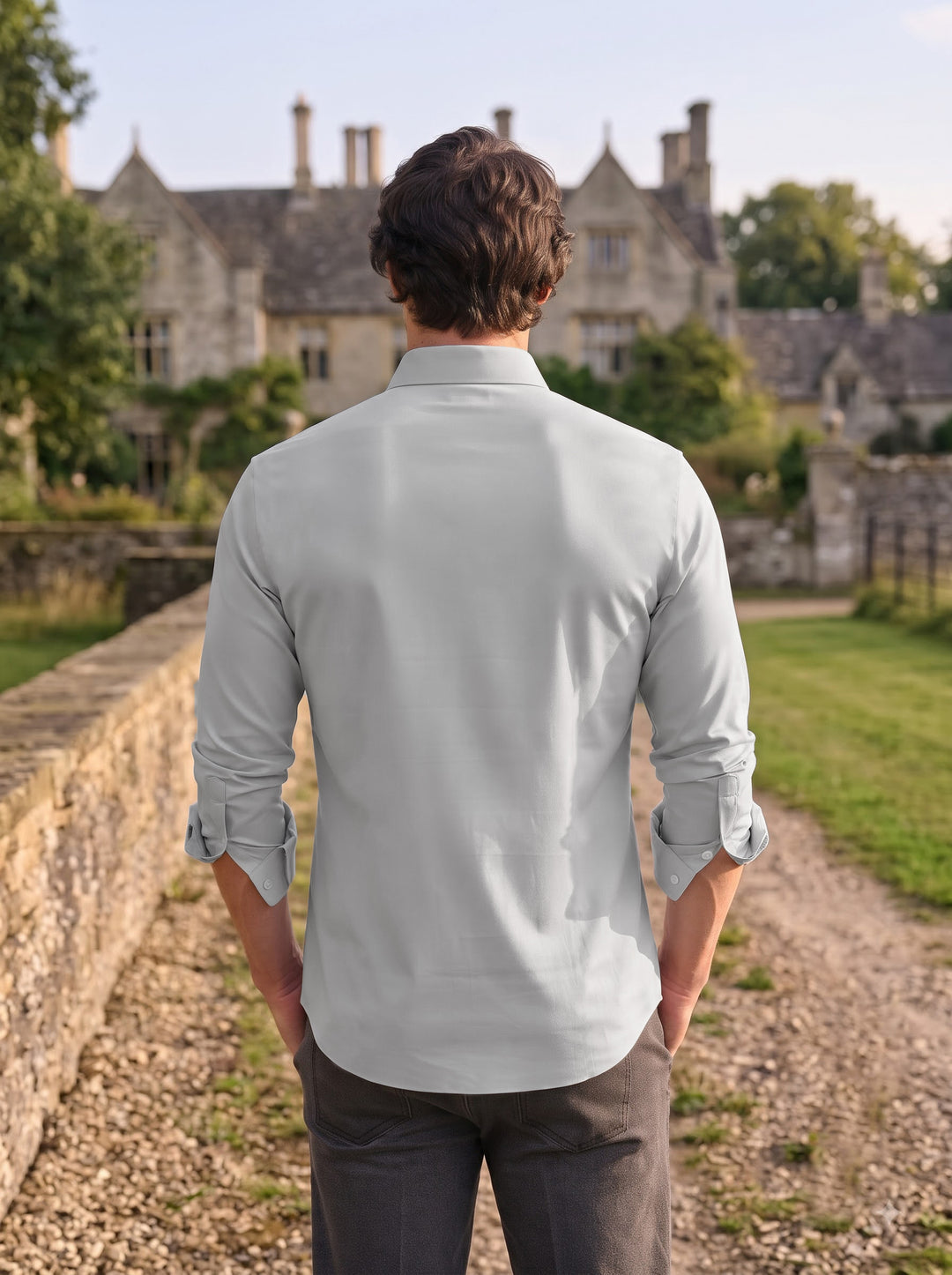 Averon Premium Shirt – Pearl Grey