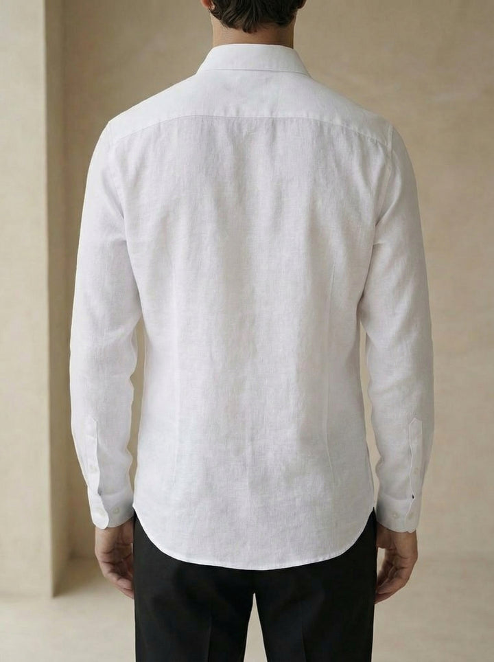 Sorello Linen Shirt – Pure White