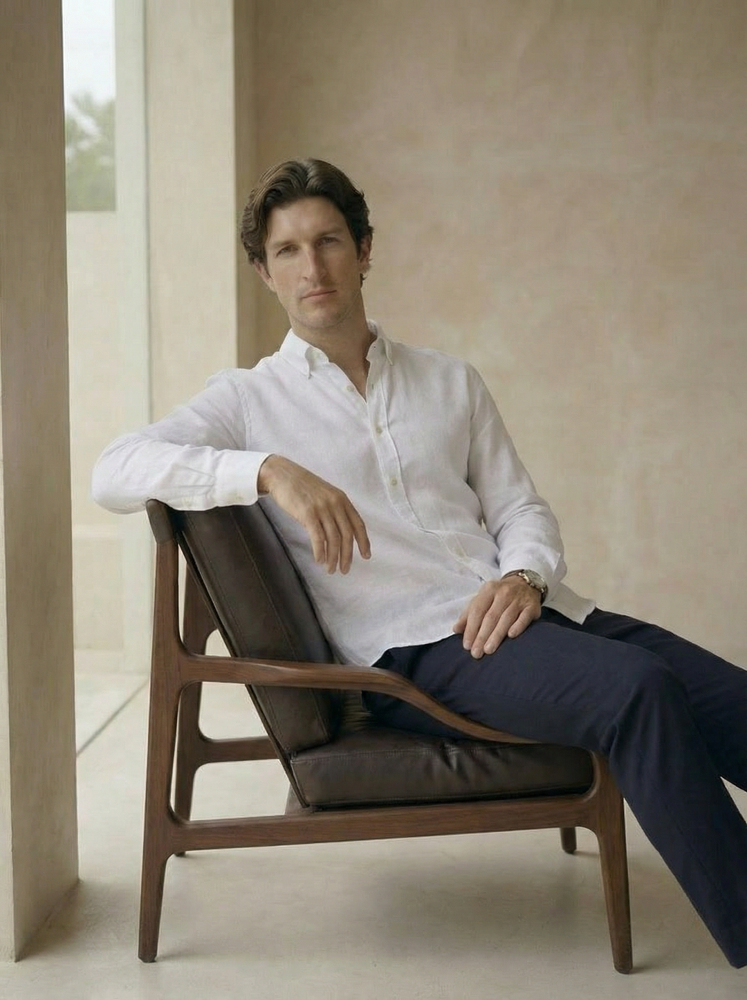 Sorello Linen Shirt – Pure White