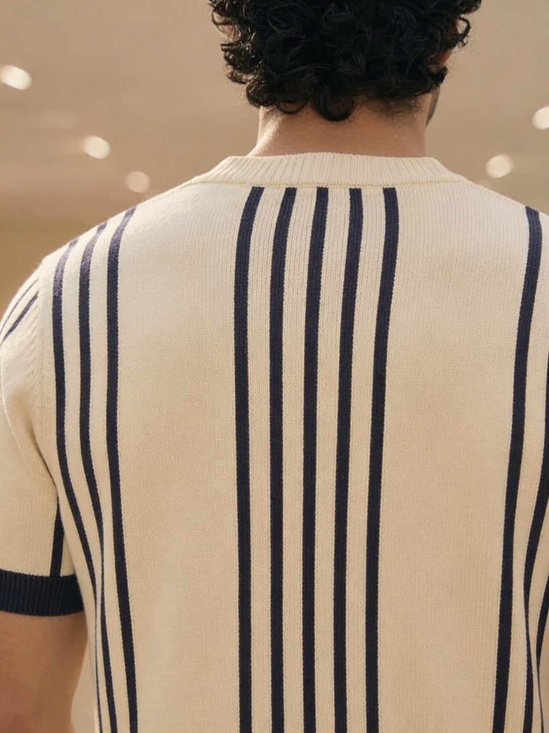 Selcair Riviera Stripe Knit – Coastal Ivory