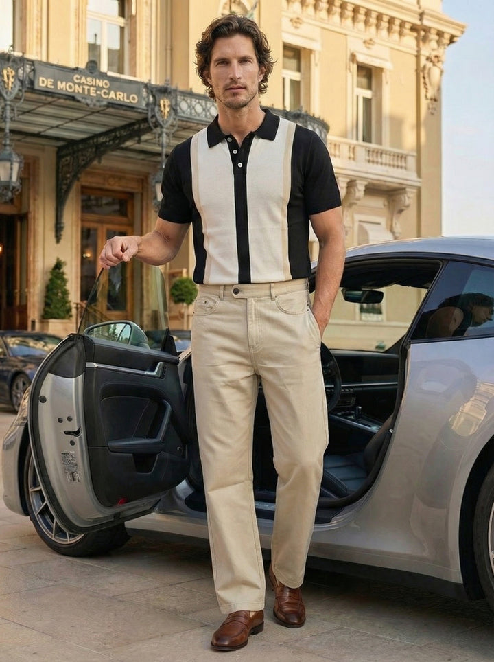 Velano Straight Fit Denim – Ivory Beige