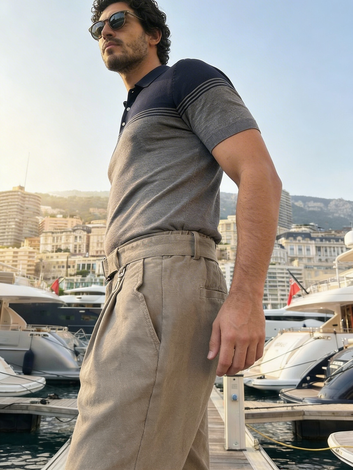 Altavio Utility Tailored Trouser – Steel Grey