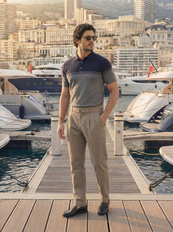 Altavio Utility Tailored Trouser – Steel Grey